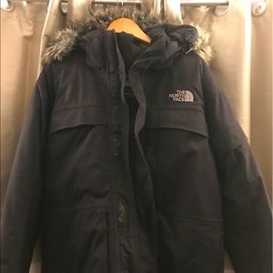 Mens Medium North Face McMurdo Coat in Black